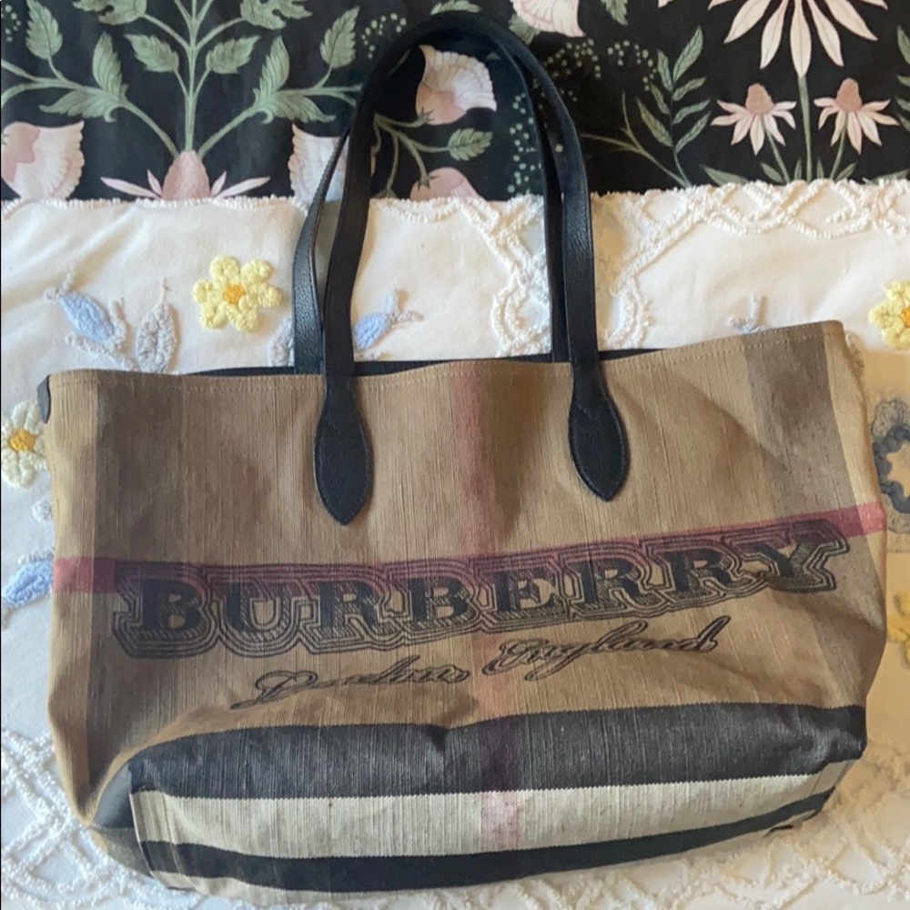 Burberry Canvas Tote